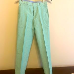 Tommy Hilfiger boys size 12 green linen pants
